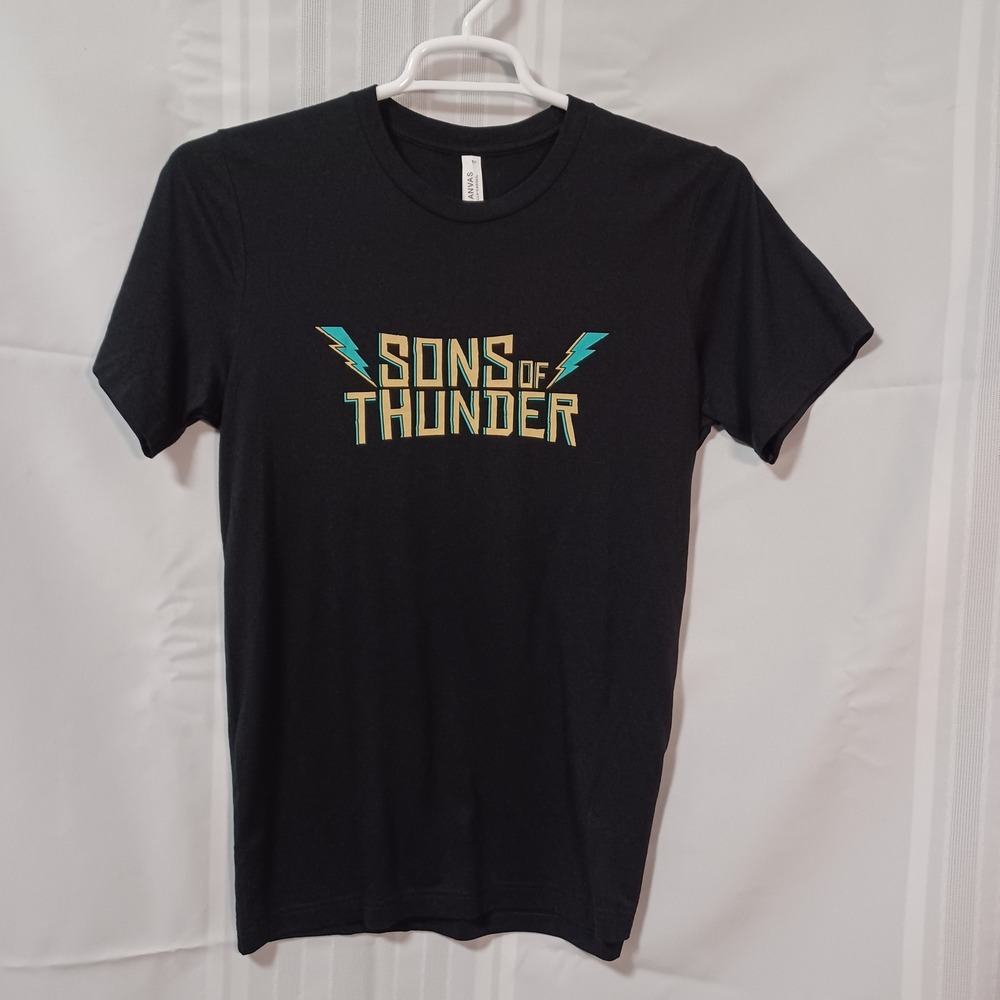 Bella+Canvas T-Shirt Mens M Black Sons of Thunder The Chosen Tour Graphic Tee